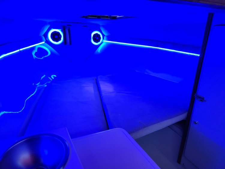 RS-5050-5MB 16 ft. 5050 LED Strip, Blue, Tape Strip Reel Custom Lighting System