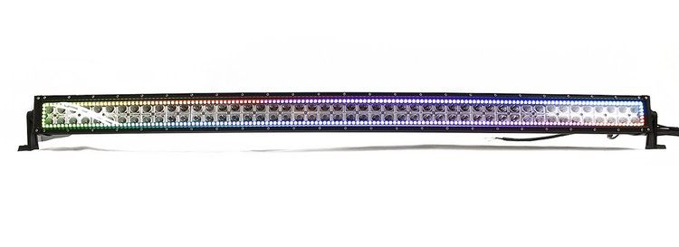 RS50RGBLB-C CHASE MODE Race Sport ColorADAPT-Series 50 in. RGB LED Light Bars, 288W - 19,700 Lumens
