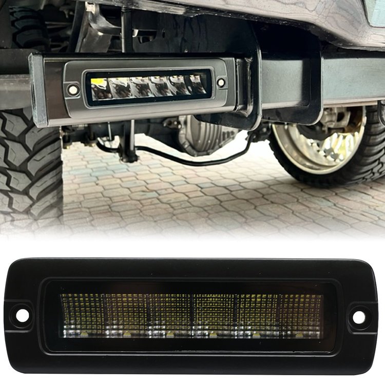 RS7TEMPFM-F 7 in. 30W - RoadRunner SAE Compliant IP67 Flush Mount 3,000lm Aux Flood Light, w/ MELT Temp Control System