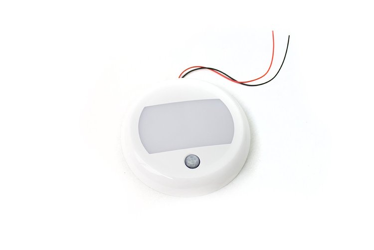 RS9101IS Infrared Sensor 24W - Round LED Interior SMART TOUCH Light, 10-30V Range, IP67, Flush Mount & bracket