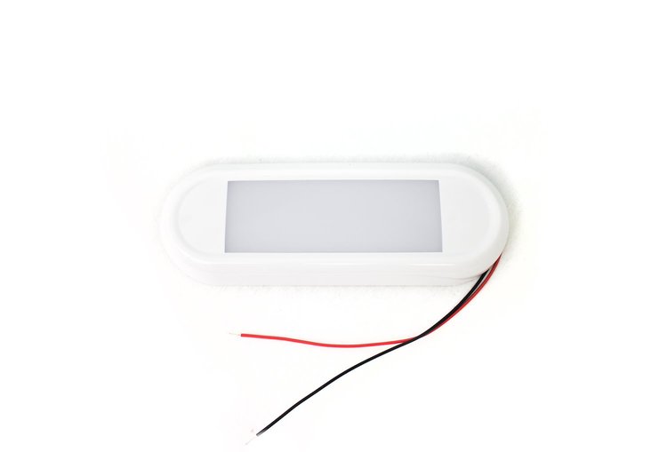 RS9103VS Vehicle Switch 18W - Oval LED Interior SMART TOUCH Light, 10-30V Range, IP67, Flush Mount & bracket