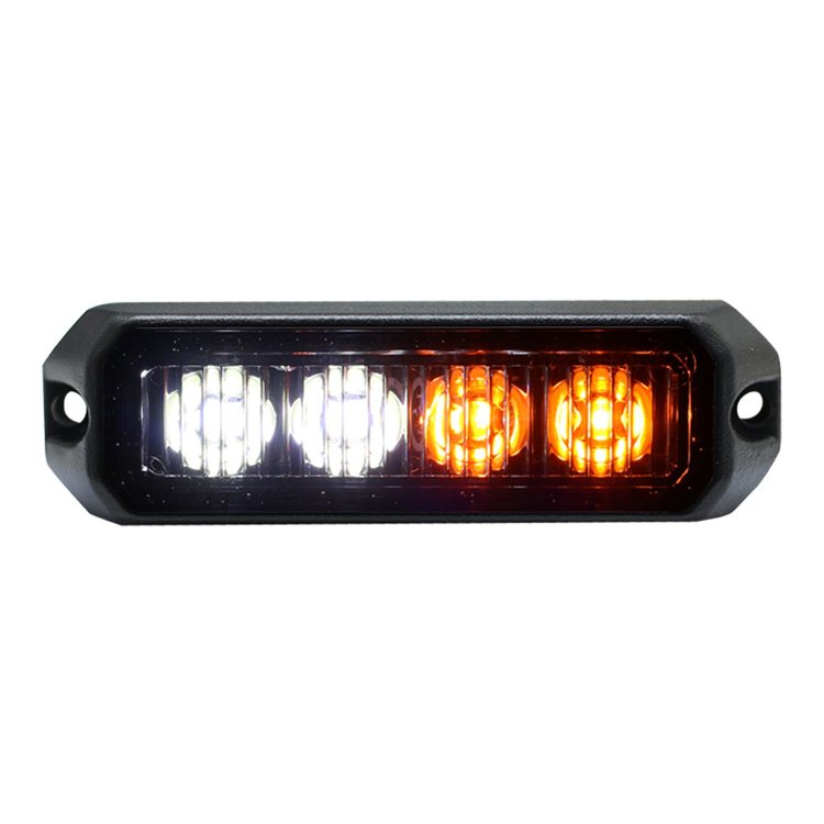 WHITE-AMBER 4-LED WIG WAG