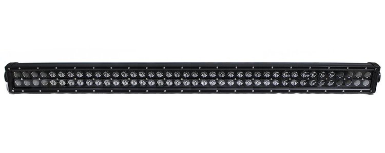 RSBO240 BLACKED OUT-Series 40 in. Straight Light Bar, Double Row, Silver Combo-Flood/Beam, 240W