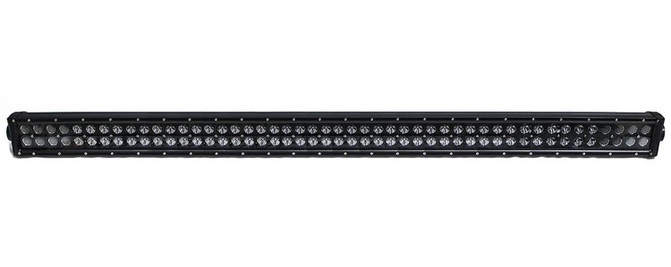RSBO288 BLACKED OUT-Series 50 in. Straight Light Bar, Double Row, Silver Combo-Flood/Beam, 288W