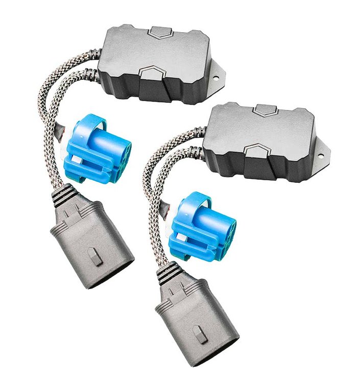 RSCAS9004 Canbus All Solution Decoder, Fits 9004, Plug-N-Play, w/ LED & HID Kits, Pair