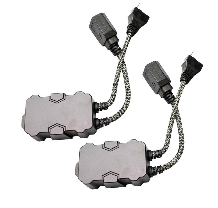 RSCASH4 Canbus All Solution Decoder, Fits H4, Plug-N-Play, w/ LED & HID Kits, Pair