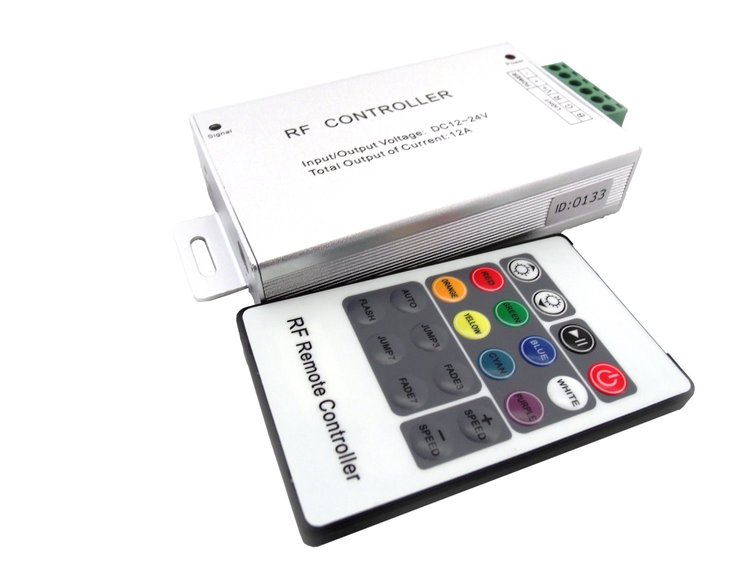 RS-CONRF20B(H)3CHLV RGB Multi-Color LED 20-Key RF Controller
