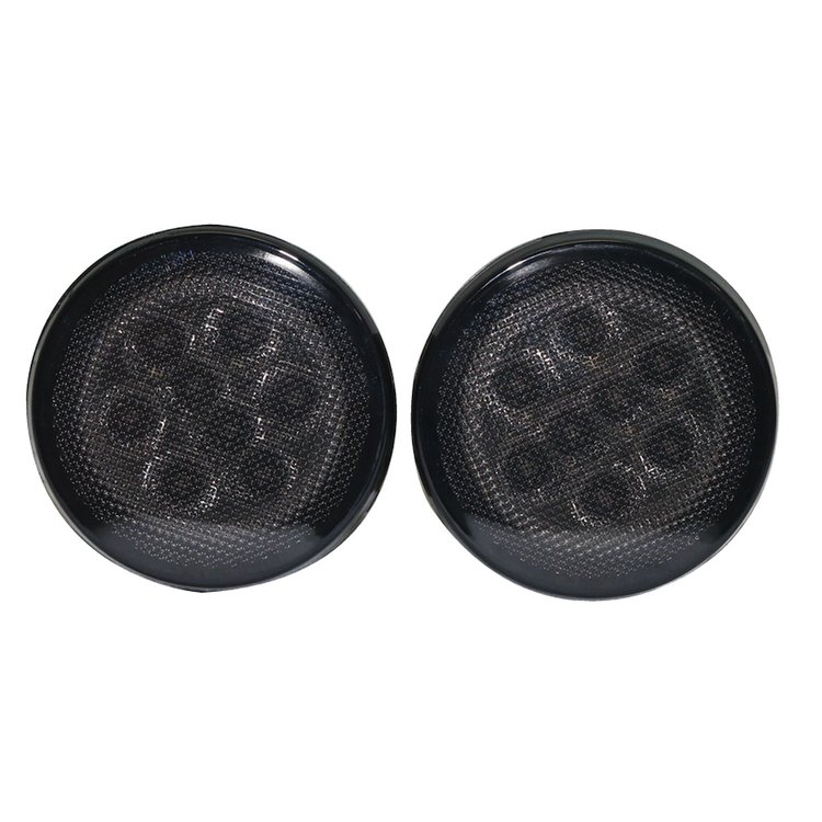 RSJ11SLT Front Grill LED turn signals, 2007-2017 Jeep Wrangler, w/ smoked Lens, Pair