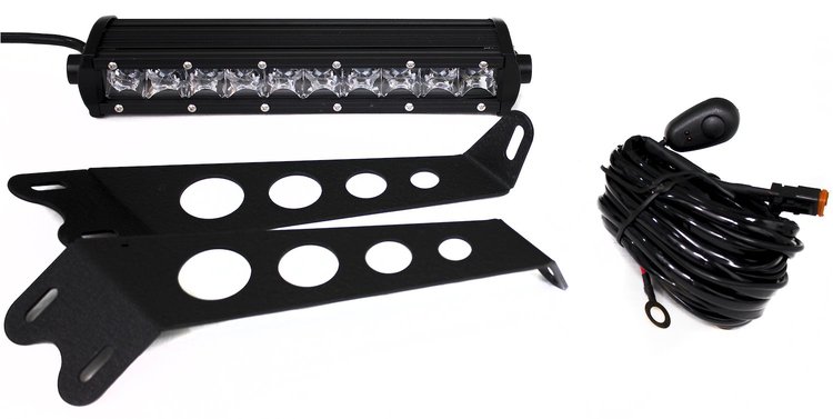 RSL13-50w 50W LED Light Bar + L13 Bracket, 07-17 Wrangler Jeep JK