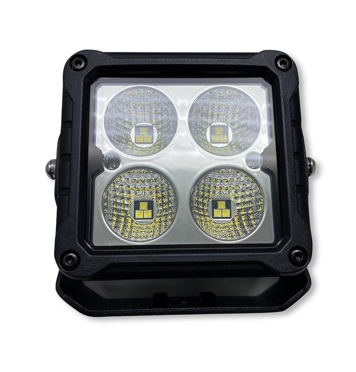 RSL7640 MELT-Series 4.3 in. Heated Lens LED FLOOD Light, 60W 7,200 RAW LUMENS