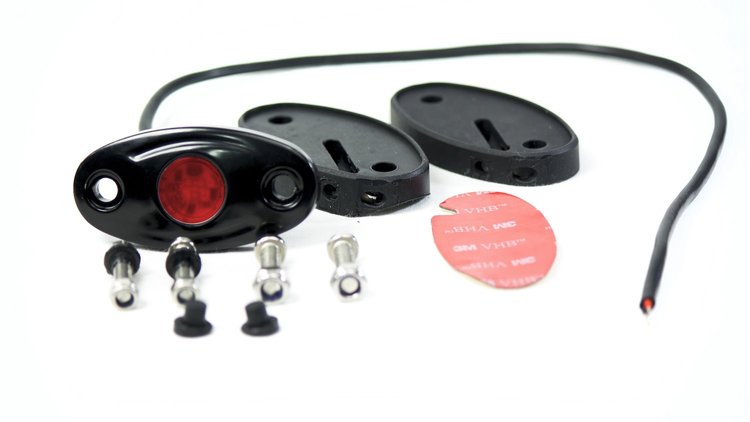 RSLDPODR 9W/720LM IP68 LED Glow POD Station Lights, Red AKA Rock Lights