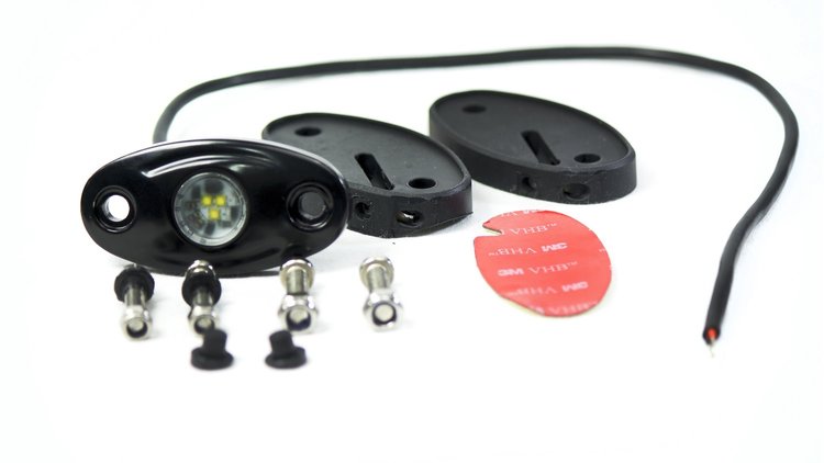 RSLDPODW 9W/720LM IP68 LED Glow POD Station Lights, White AKA Rock Lights