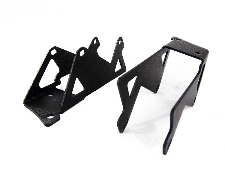RS-NR-L15 Dual 3x3 in. Spot Light Window Pillar Brackets, Style 2, 07-17 Jeep Wrangler