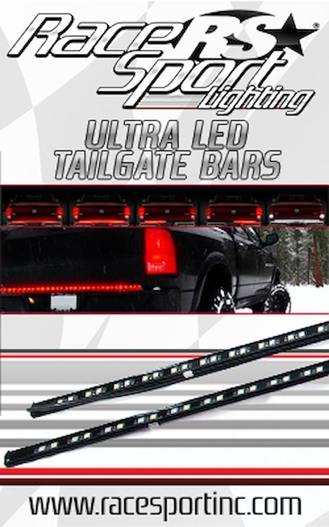 RSTG60 Professional-Grade ULTRA-Series 60 in. LED Tailgate Bar, w/ Reverse Light & Waterproof Heavy-Duty Aluminum Channel