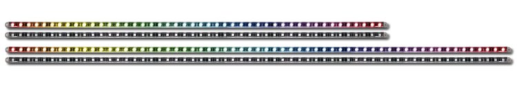 RSUK36T Spare 36 in. RGB Aluminum Channel Rail Light, Fits RSUKit
