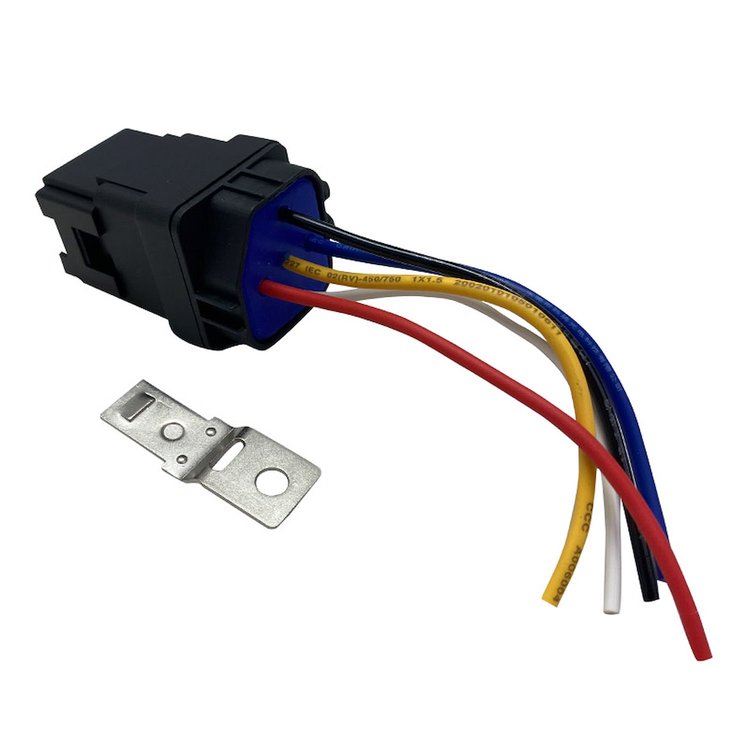 RSWP12VRELAY IP67 WaterProof 12 V 40AMP relay & Pre-wIred 5-Pin socket