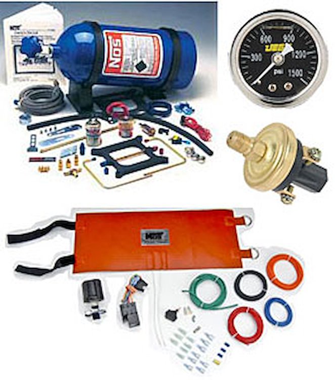 Cheater Nitrous System Kit Holley 4150 Carb Spray Plate