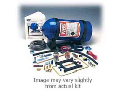 Cheater Nitrous System w/Bottle Dual Holley 4-bbl, side mount