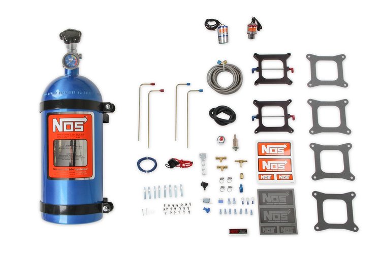 Cheater Nitrous System Dual Holley 4150 Carb Spray Plates