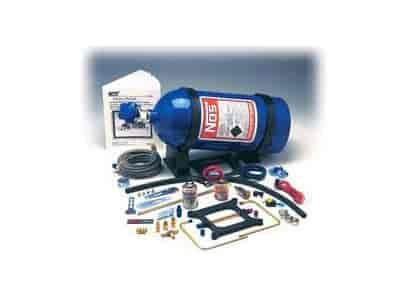 Cheater Nitrous System Triple Holley 2-bbl setup
