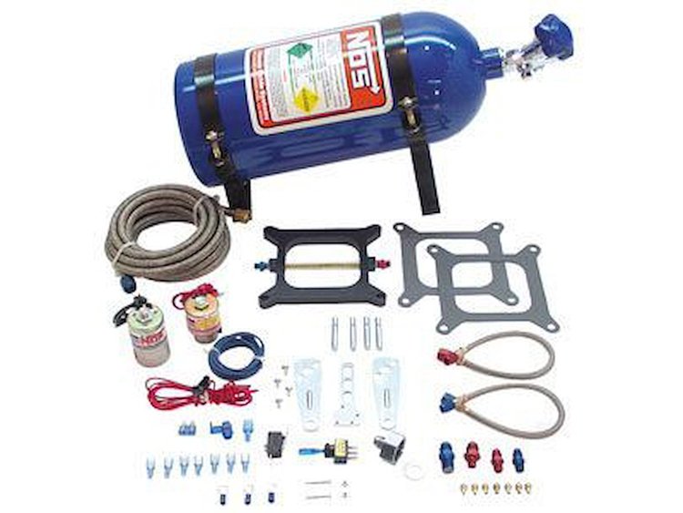 Big Shot Nitrous System Dual Holley 4500 Dominator Series Carburetors