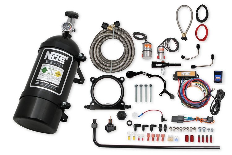 Wet Nitrous System for 2015-2017 Ford Mustang 5.0L Coyote [Black Bottle]