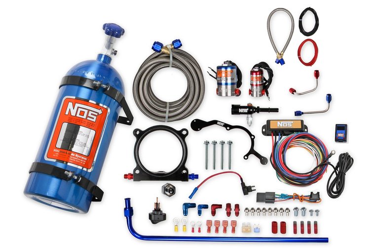 Wet Nitrous System for 2015-2017 Ford Mustang 5.0L Coyote [Blue Bottle]