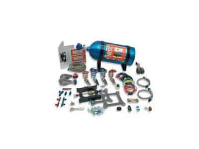 Double Cross Dual Stage Plate System Holley 4bbl Flange