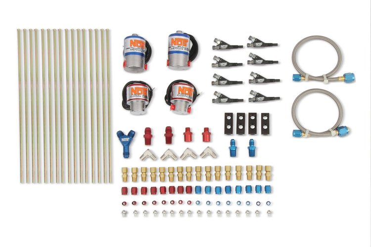 Pro Shot Nitrous Fogger Plumbing Kit Includes 741-13700B Fogger 2 Nozzles