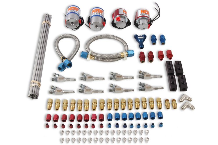 Pro Shot Nitrous Fogger Plumbing Kit Includes 741-13716 Soft Plume Nozzles