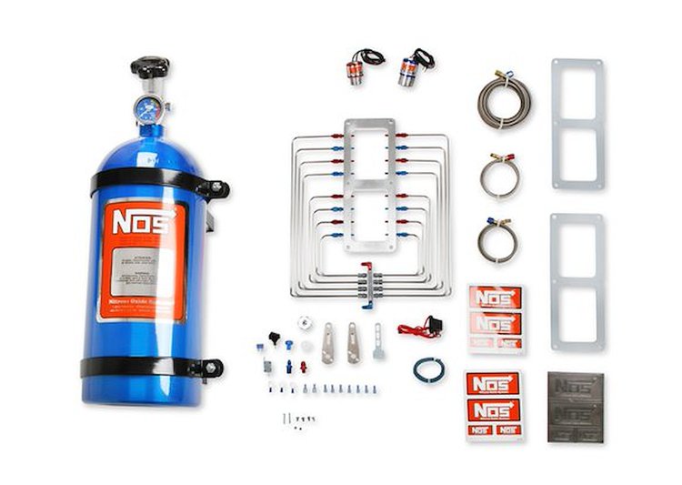 Supercharger Nitrous System Show Kit for GMC 6-71/8-71 Blower System [10 lb. Bottle]