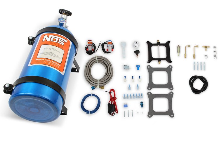 Powershot Nitrous System Kit Holley 4150 Square Bore and Edelbrock Carburetors