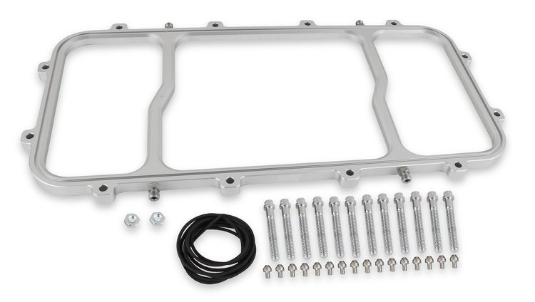 Dry Nitrous Injector Plate for GM LS with Holley Hi-Ram Intake Manifold