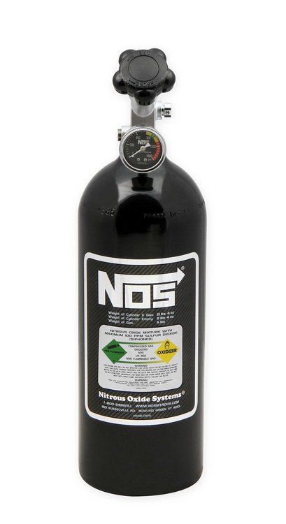 Nitrous Bottle 5 lbs. Black Finish