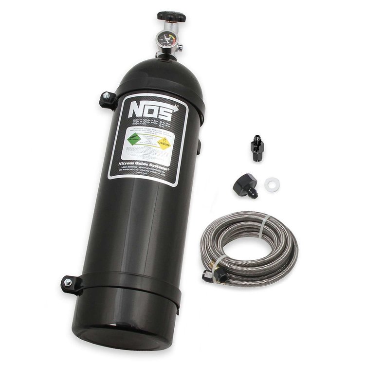 Nitrous Bottle Kit [15 lb. Black Finish]