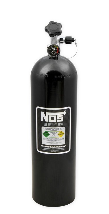 Nitrous Bottle 15 lbs. Black Finish