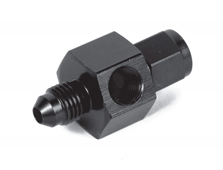 Fuel Pressure Gauge Adapter Fitting [-4 AN Male to -4 AN Female]