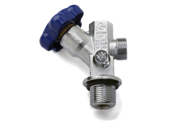Hi-Flo Nitrous Bottle Valve For 10 lb. Bottles