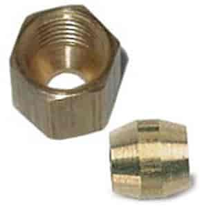 Compression Fitting Accessories 1/8" Tube Cap w/Ferrule
