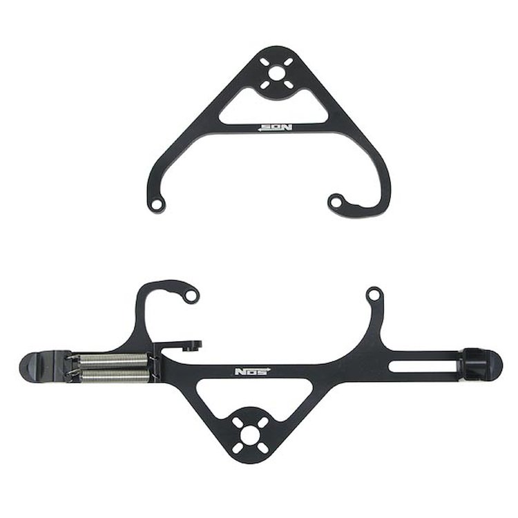 Billet Solenoid and Throttle Cable Bracket Kit Fits Holley 4150/4160 Carburetors