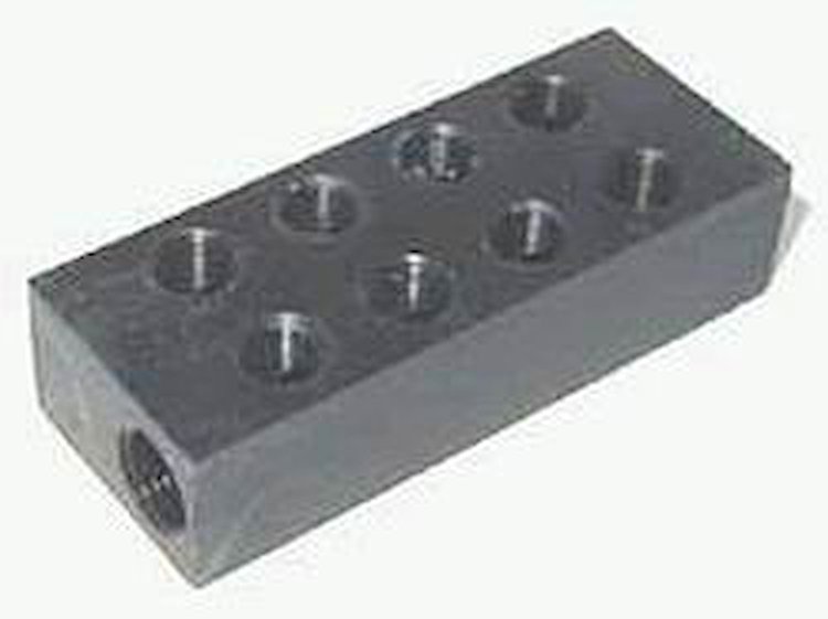 1/16 NPT DIST BLK 2 IN 16