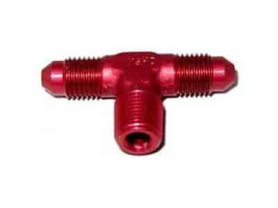 Tee-Adapter Fitting 3AN x 3AN x 1/8" NPT