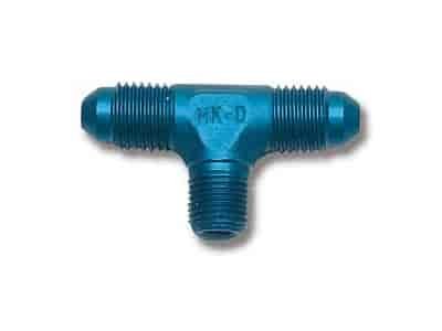 Tee-Adapter Fitting 4AN x 4AN x 1/8" NPT