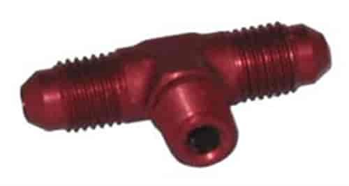 Tee-Adapter Fitting 4AN x 4AN x 1/8" NPT