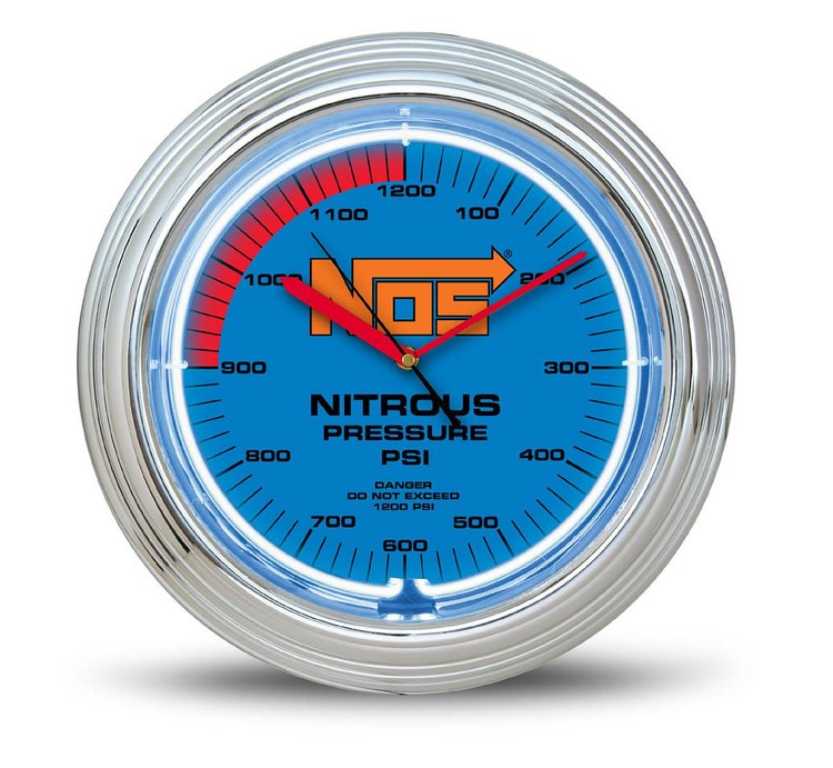 Neon Clock Wall Mount