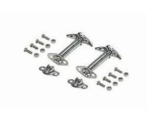 Hood Catch Kit for 1955-1986 Jeep CJ5, CJ6, CJ7 & CJ8 [Stainless Steel]