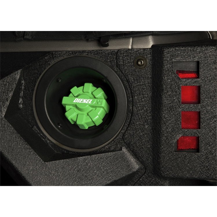 ELITE FUEL CAP ALUM GREEN
