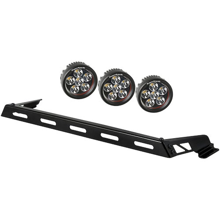 HOOD LIGHT BAR 3 RND LEDS