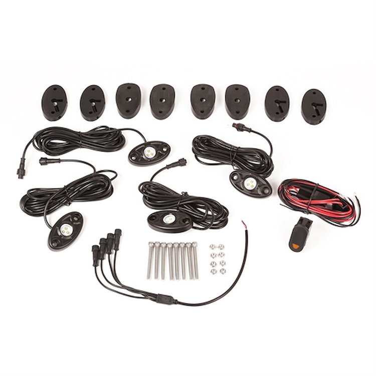 LED ROCK LIGHT KIT W/HARN