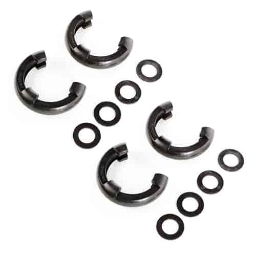 D-RING ISOLATOR KIT BLACK